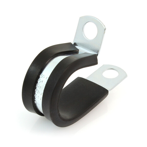 25108 Loop Clamp 1/2 #08  EPDM Cushion  Zinc Plated Steel