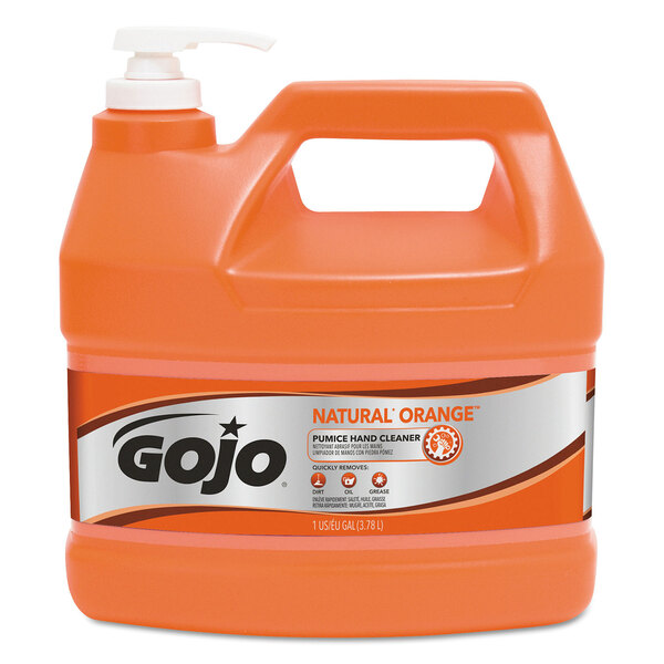 GOJ095504CT Gojo Natural Orange Pumice Hand Soap 1 Gal  (4/CS)