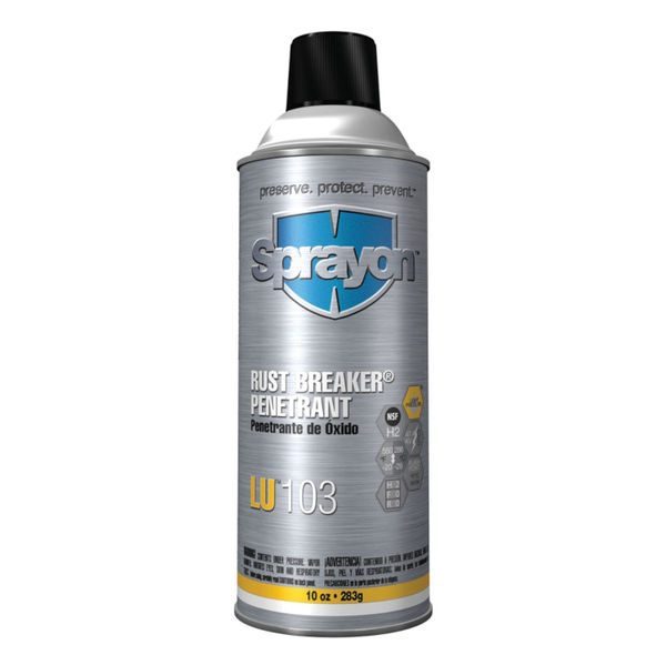 S00103 Sprayon LU 103 - Rust Breaker Heavy Duty Rust Penetrant - 10 oz Aerosol