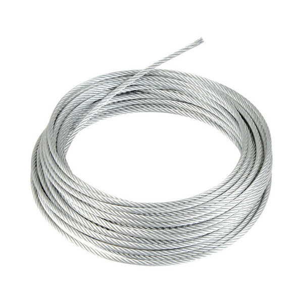 CAB14516C Wire Rope  1/4  Galvanized Coated 5/16