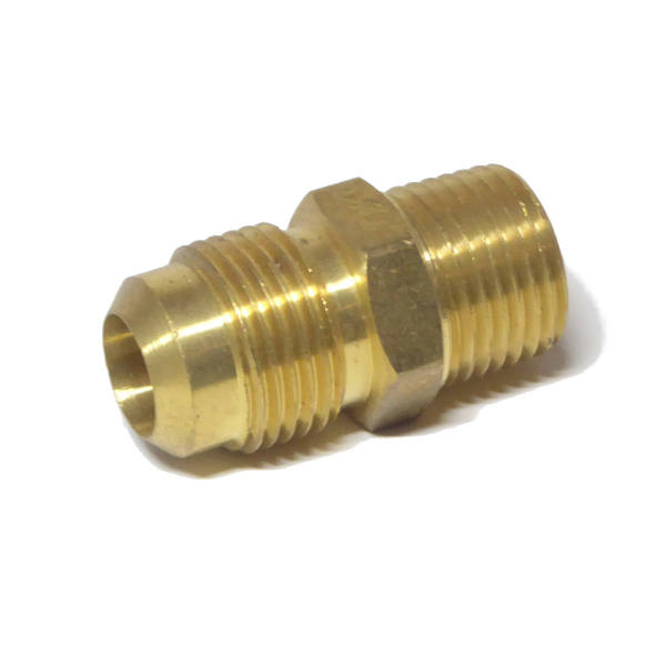 488 SAE 45° Flare Connector 1/2 X 3/8 MPT Brass