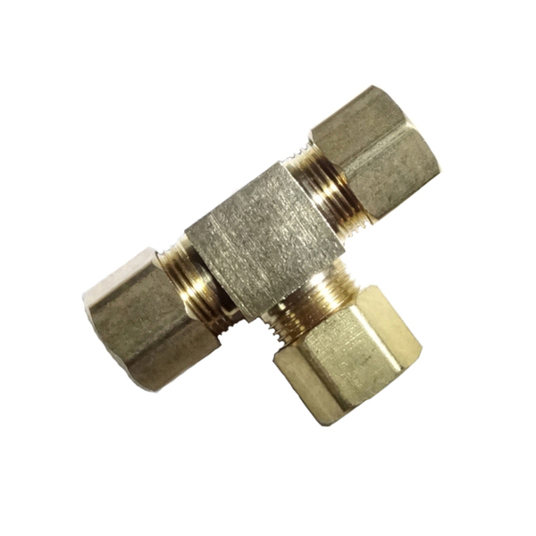 648 Compression 1/2 Union Tee  Brass