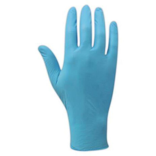 M02003 Exam Glove Blue Nitrile Large