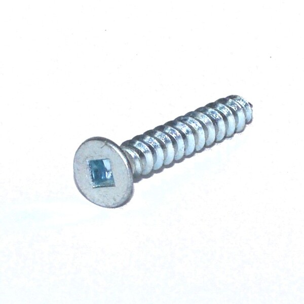 FMSQ794 Flat Head Square Drive Sheet Metal Screw #10 X 1 1/4  Zinc Plated