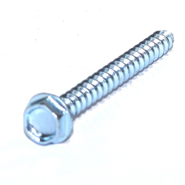 HMS297 Hex Washer Head Unslotted Sheet Metal Screw Type A #10 X 2  Zinc Plated