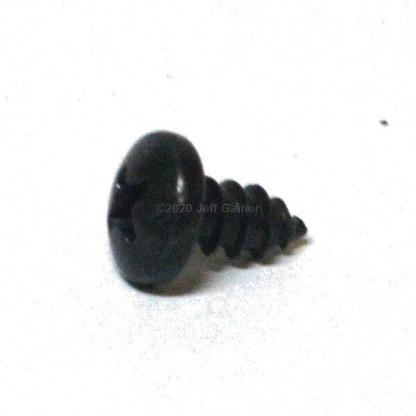 PMS788BO Pan Head Phillips Sheet Metal Screw Type AB #10 X 3/8 Black Zinc