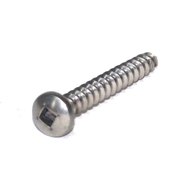 QPMS795 Pan Head Square Drive Sheet Metal Screw #10 X 1 1/2  Zinc Plated