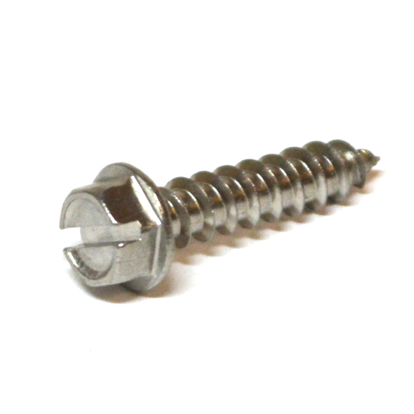 SHMS291 Hex Washer Head Hex Sheet Metal Screw  #10 X 3/4  Type 304 Stainless Steel