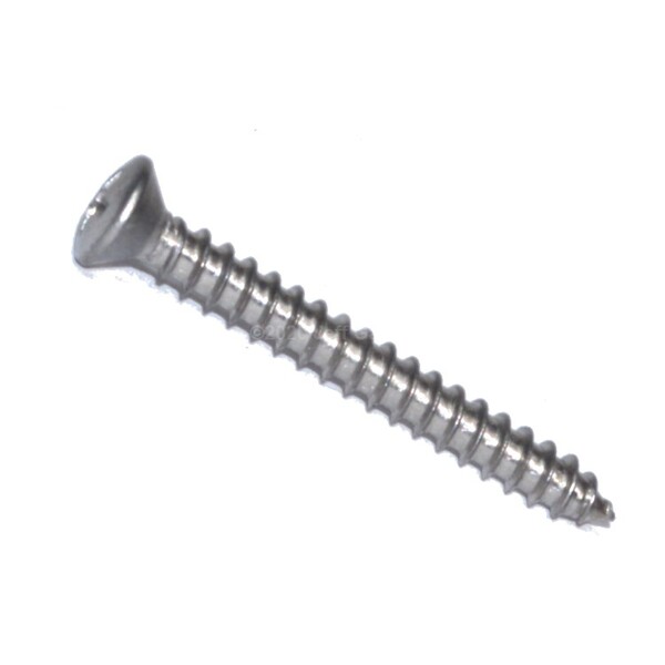 SOMS716 Oval Head Phillips Sheet Metal Screw #8 X 1 1/2  Type 304 Stainless Steel