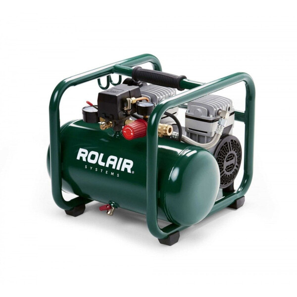 JC10PLUS Compressor 2.5 Gallon 1HP 115v 1 Stage 2.4 CFM  Rolair Oilless Low Speed 60 Decibels