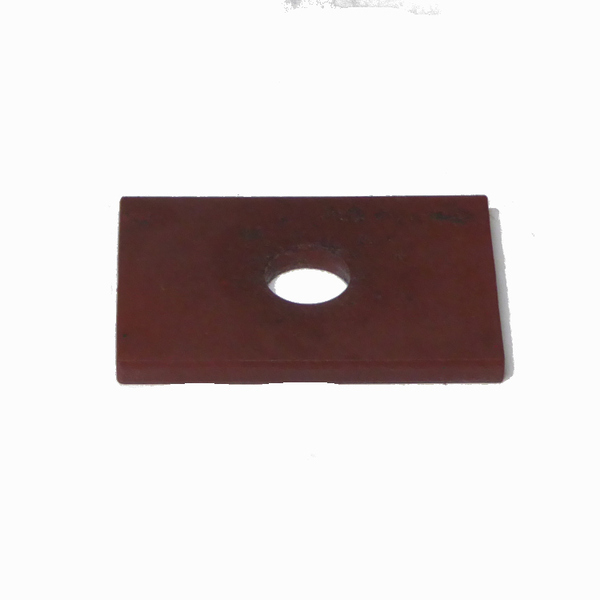 FW2X7 Rectangle Flat Washer 3 x 2 1/2 ID 1/4 Thick