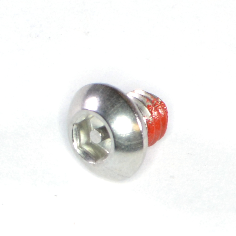 Button Head Torx Pin In Cap Screw M6-1.00 X 6  Type A2 Stainless Steel W/ Patch