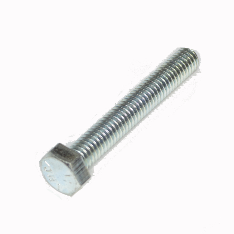 Hex Head Tap Bolt 1/4-20 X 2  Grade 5 Zinc Plated