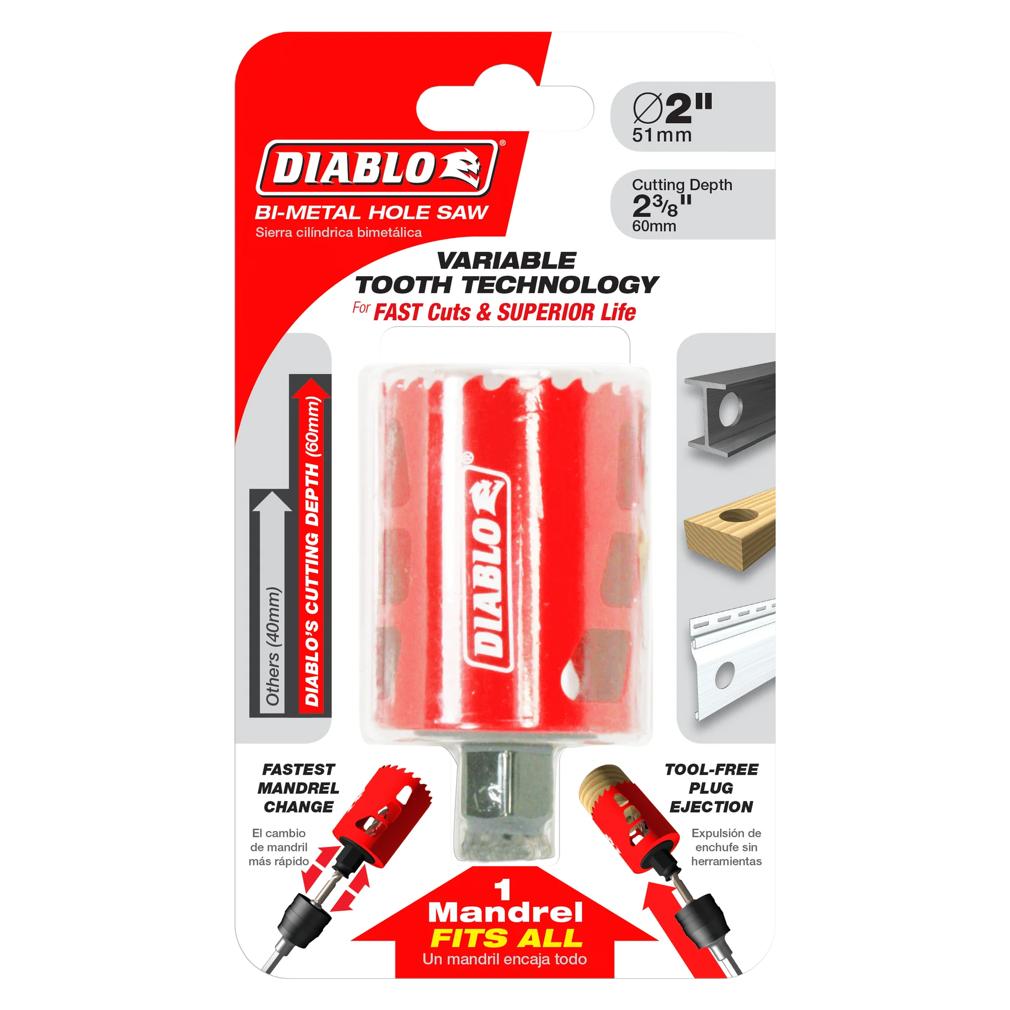 DHS2000 Hole Saw 2 Bi-Metal  Diablo