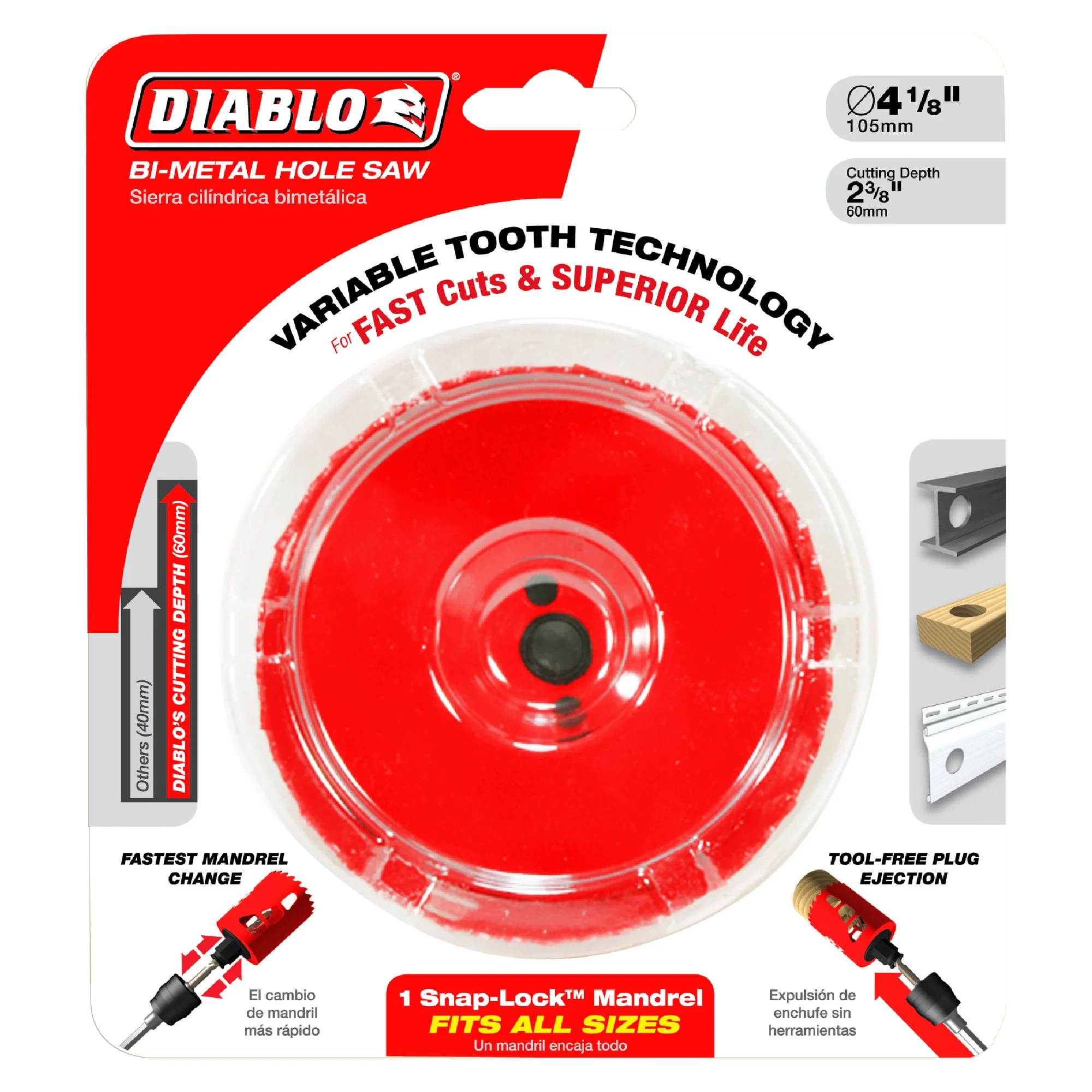 DHS4000 Hole Saw 4 Bi-Metal  Diablo