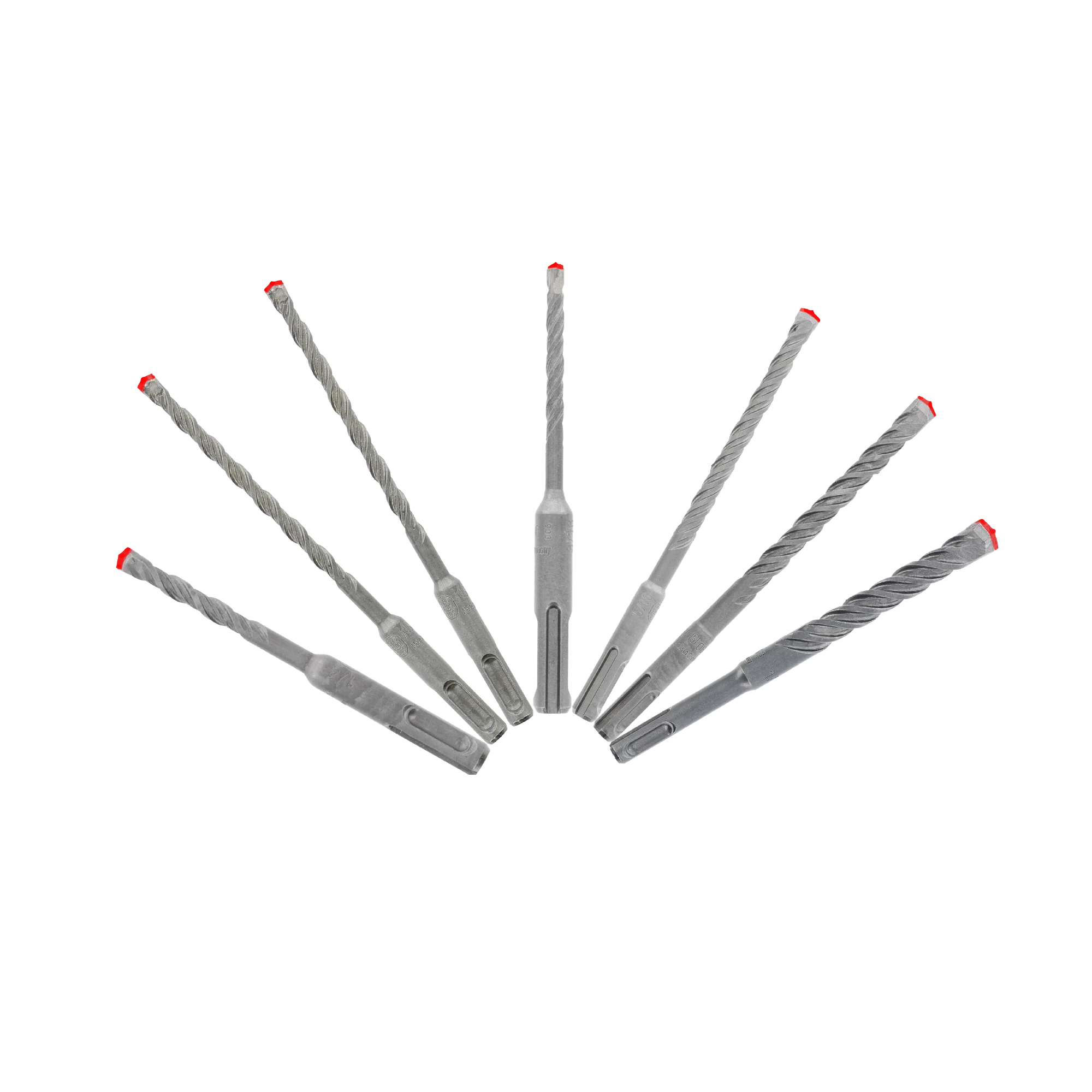 Hammer Bit Set Rebar Demon Carbide Tipped SDS-PLUS 4 Cutter (7-PC)  diablo