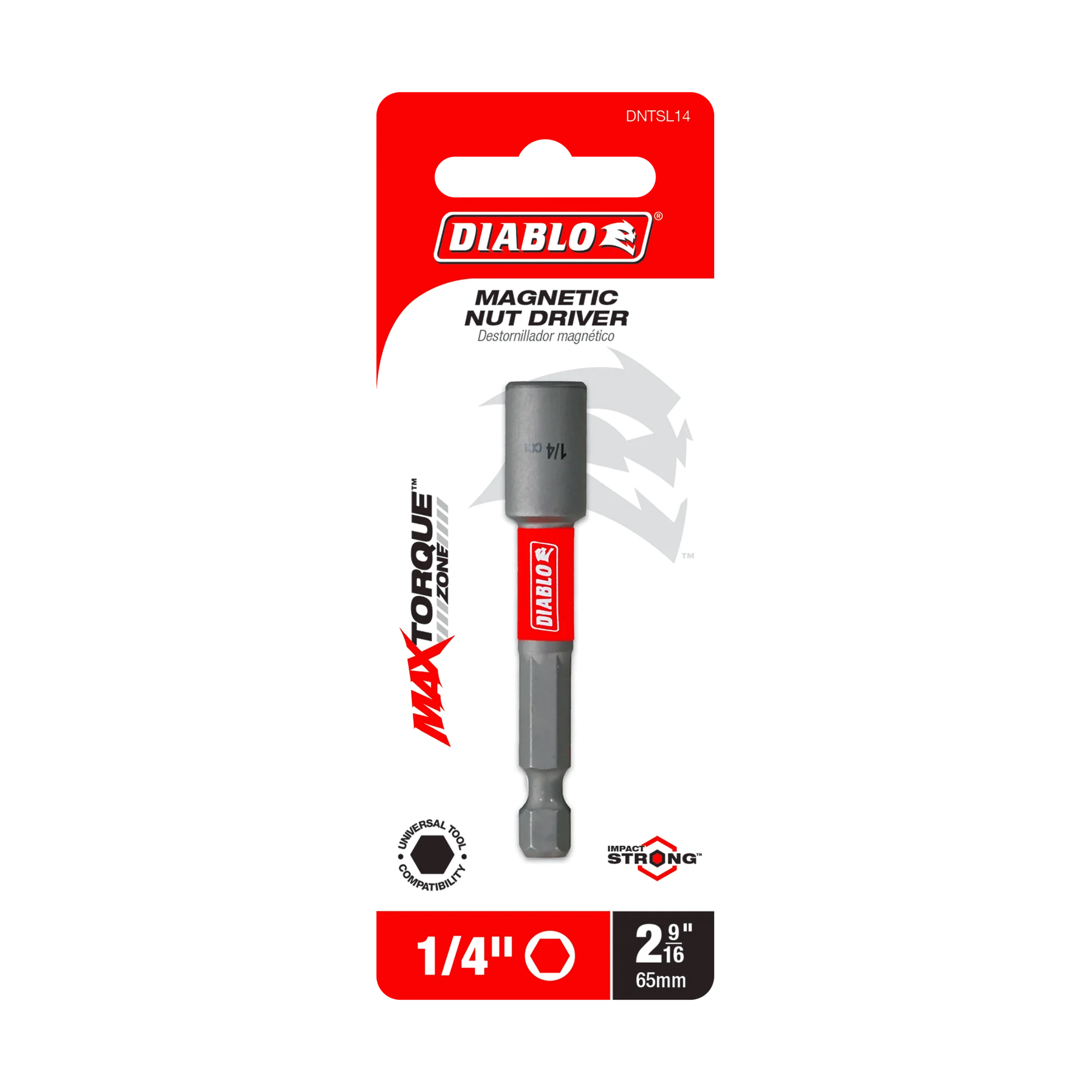 DNTSL14B Magnetic Nutsetter 1/4 x 2 9/16  Diablo®