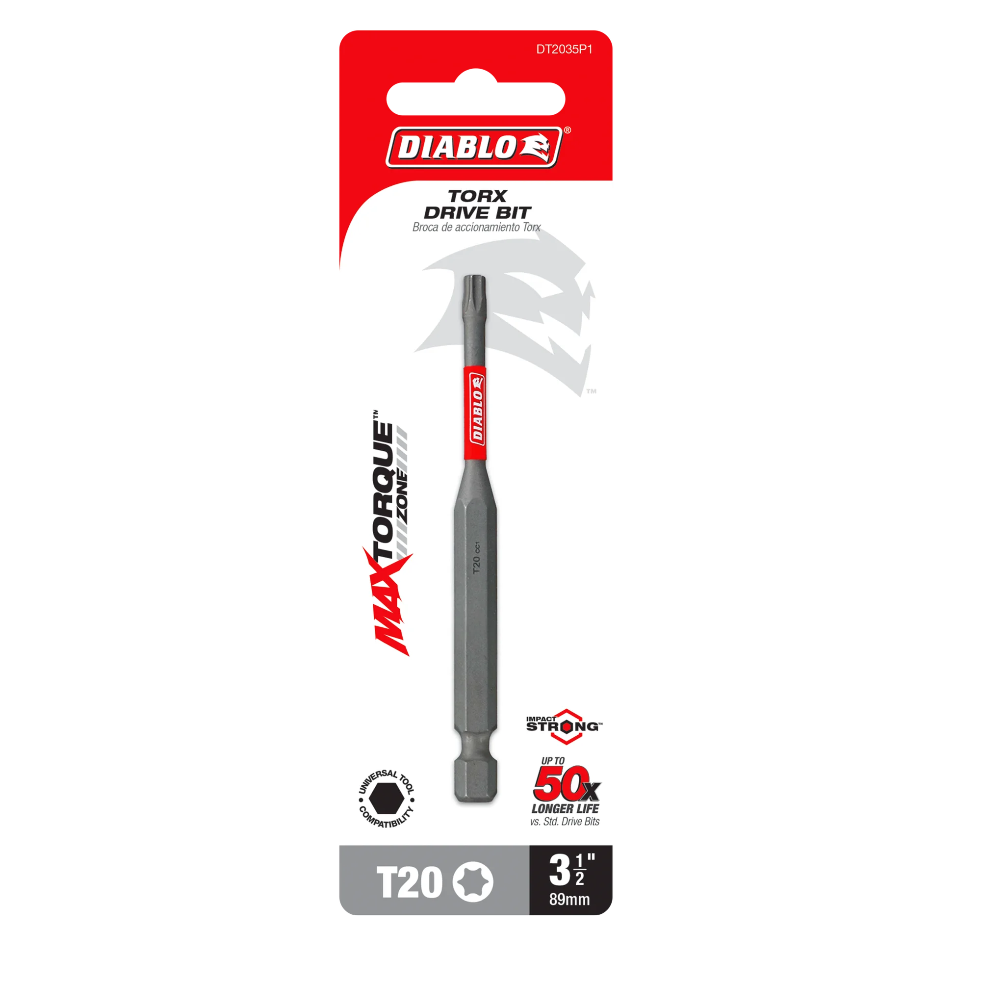 DT2035B Torx Bit T20 x 3 1/2  Diablo®