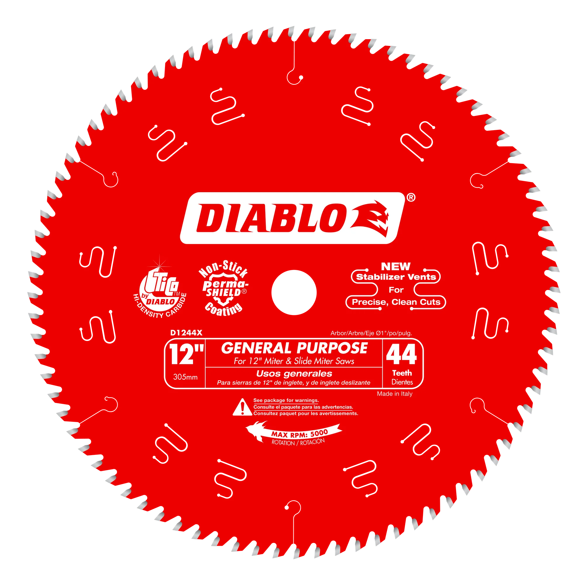 Blade 12 x 44 Tooth Wood  Diablo®