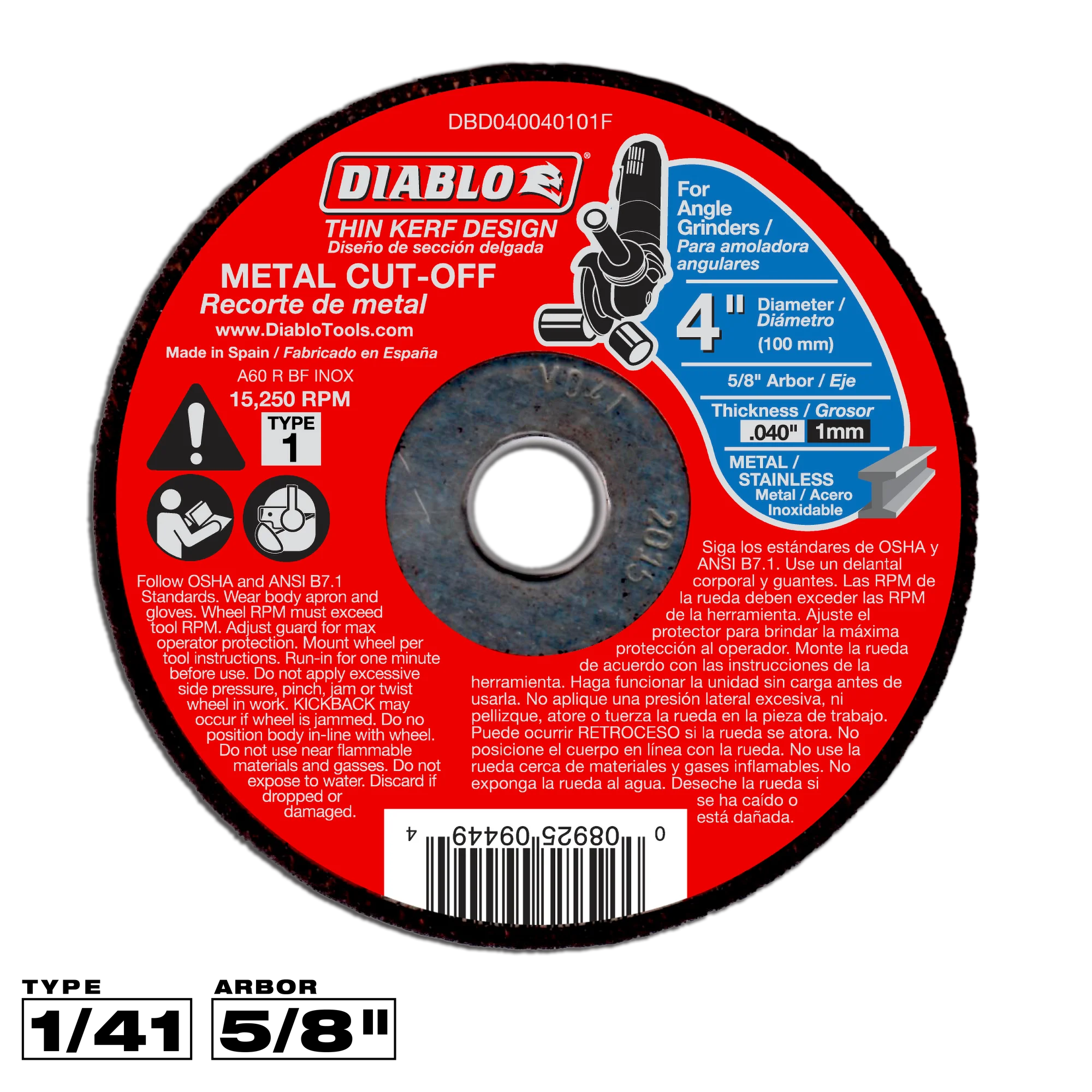 Cut-Off Disc 4  Diablo®
