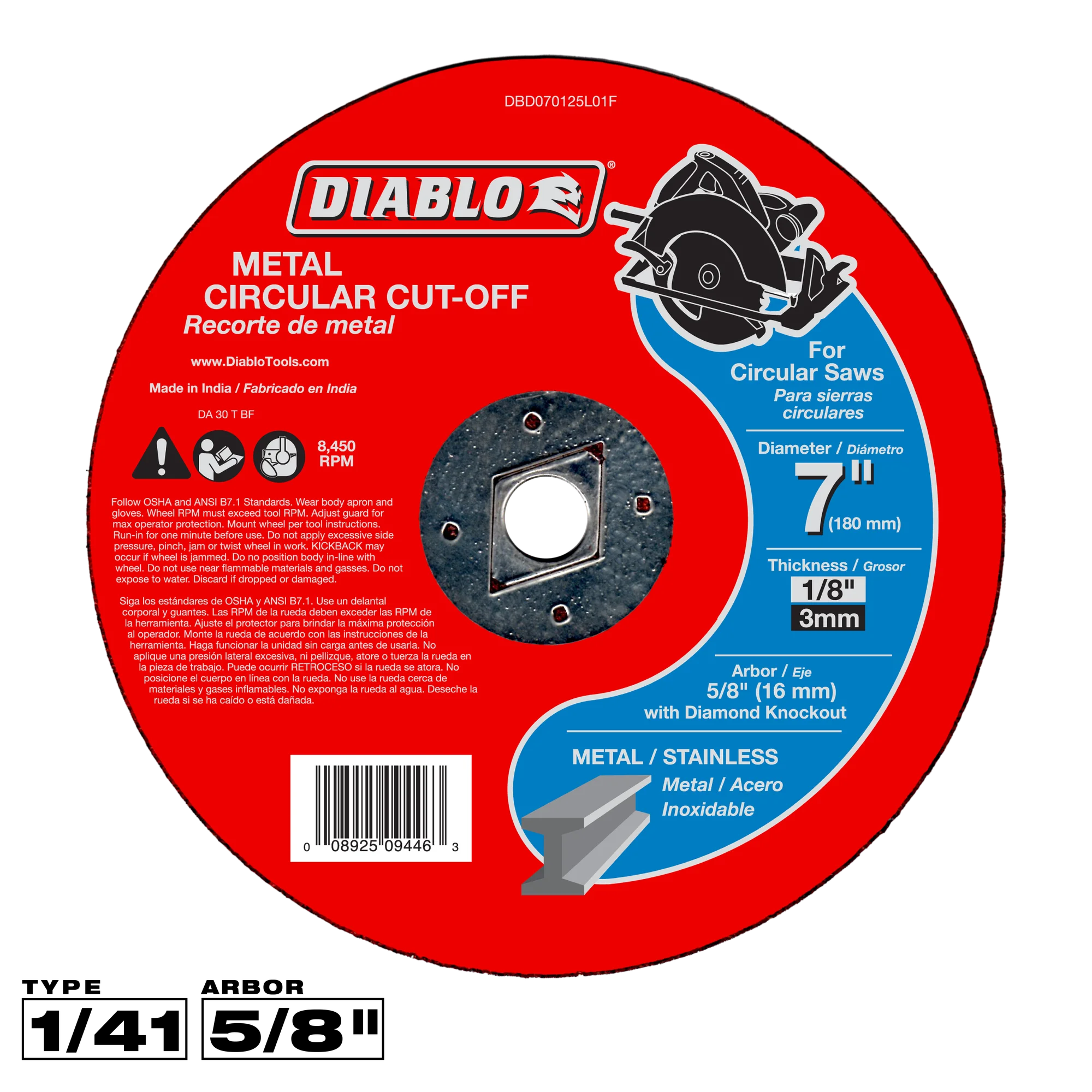 Cut-Off Disc 7  Diablo®