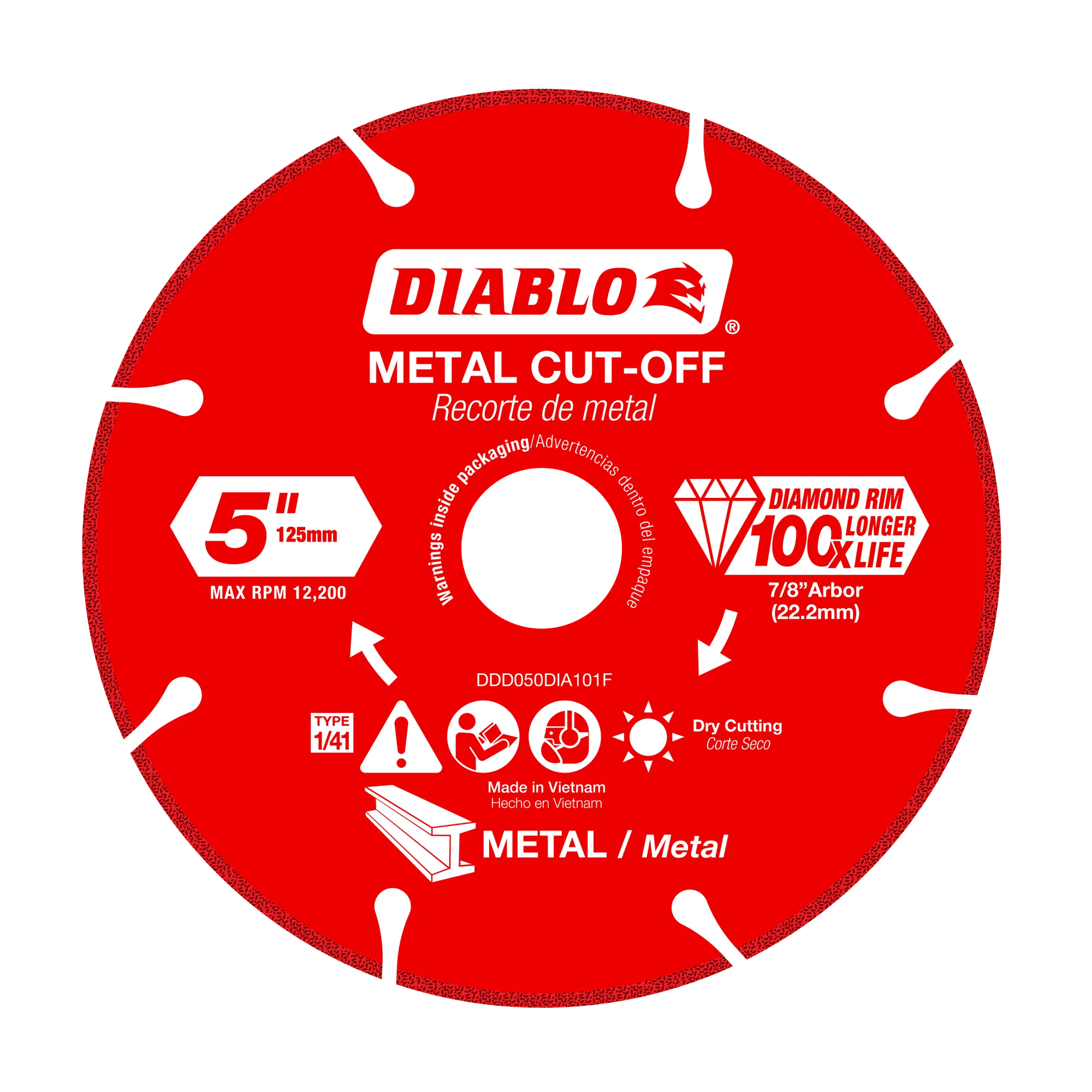Cut Off Disc 5 Diamond Metal  Diablo®