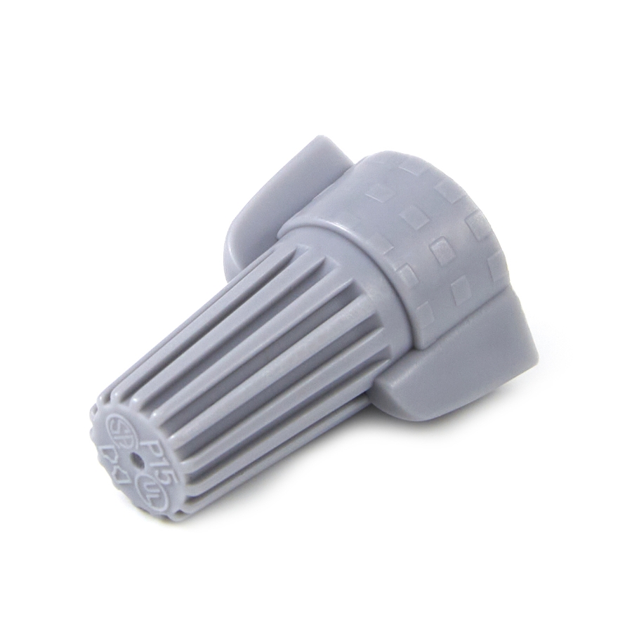 Twist-On Wire Connector Winged 18-8 AWG Grey