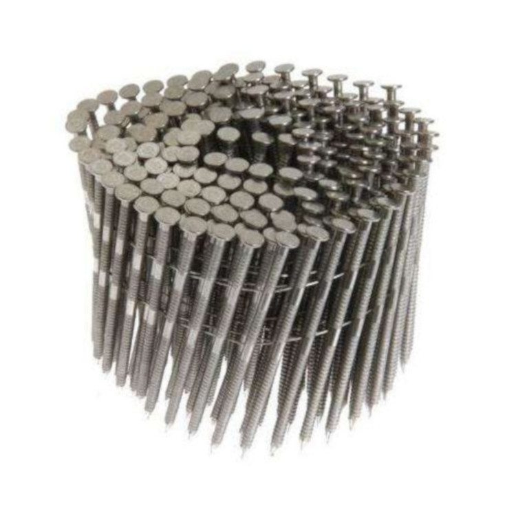 Nail 1 3/4 X 0.099  Coil  Round Head  Ring Shank  HDG Finish  Interchange  (9000/BX)
