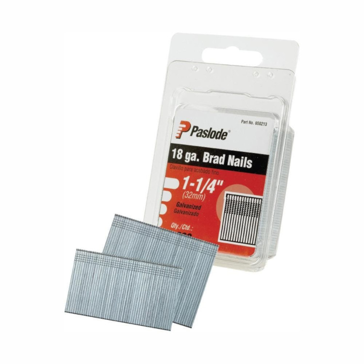 Brad  18GA  1 1/4  Electro Galvanized  Paslode  (2000/BX)
