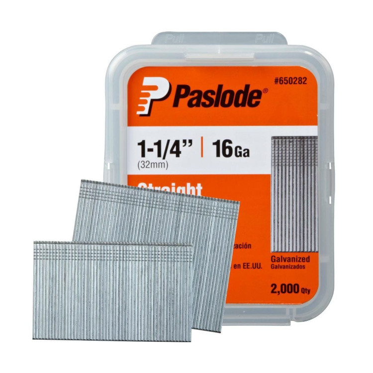 Brad  16GA  1 1/4  Electro Galvanized  Paslode  (2000/BX)