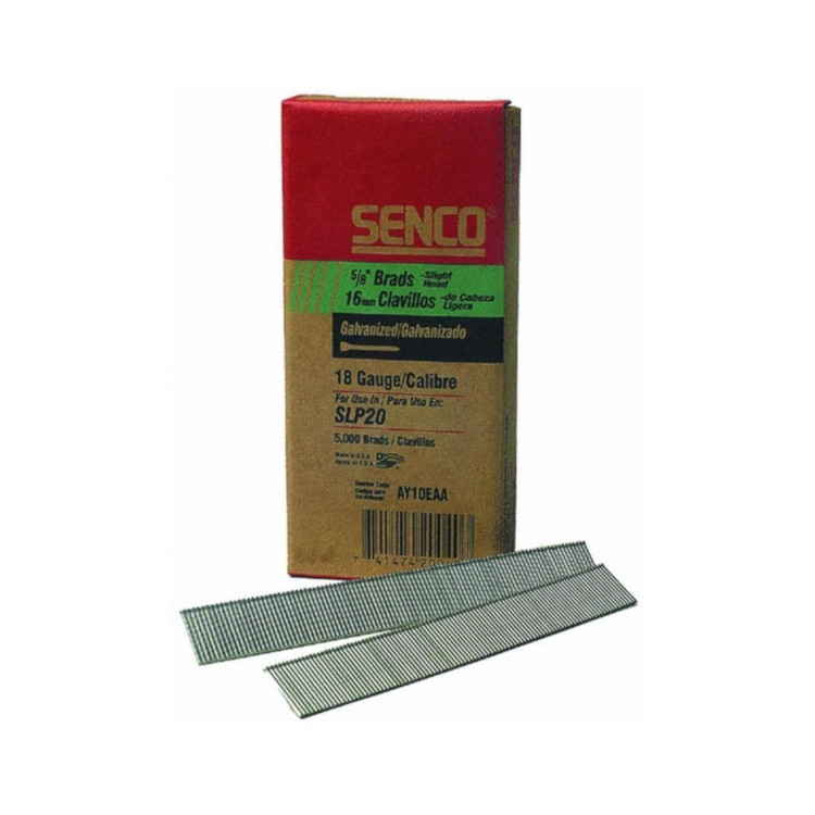 Brad  18GA  5/8  Electro Galvanized  Senco  (5000/BX)