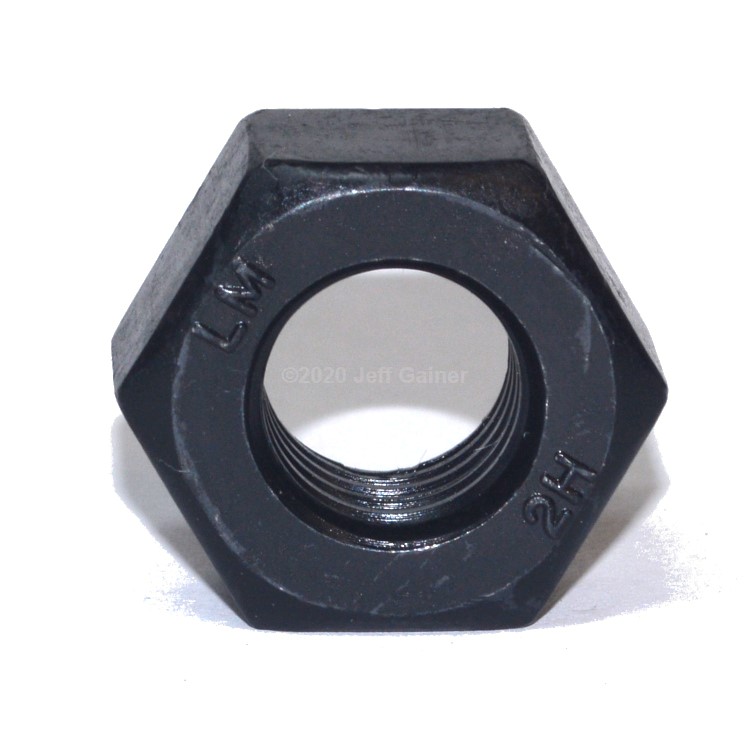 2HC0222 2H Nut 1 3/8-6  Plain