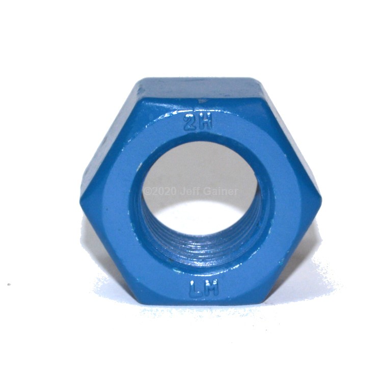 2HC219BT 2H Nut 1-8  Blue Teflon