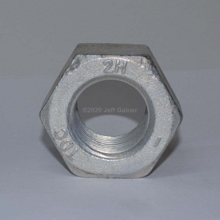 2HF223CD 2H Nut 1 1/2-8  Cadmium Plated Domestic