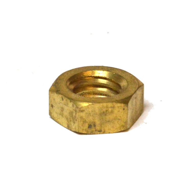 Hex Jam Nut 1/2-13  Brass