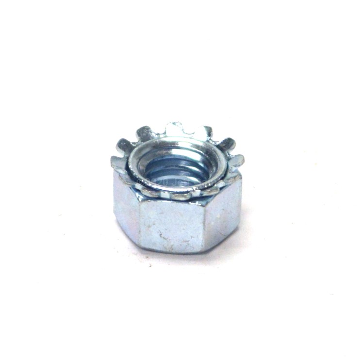 Kep Nut #6-32  Grade 2 Zinc Plated