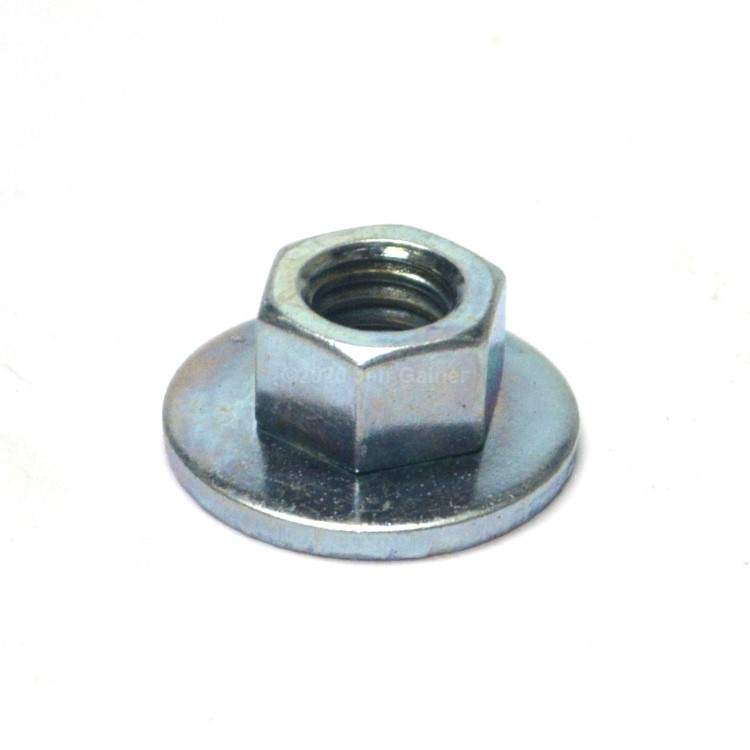 Kep Nut 3/8-16  Grade 2 Zinc Plated Conical