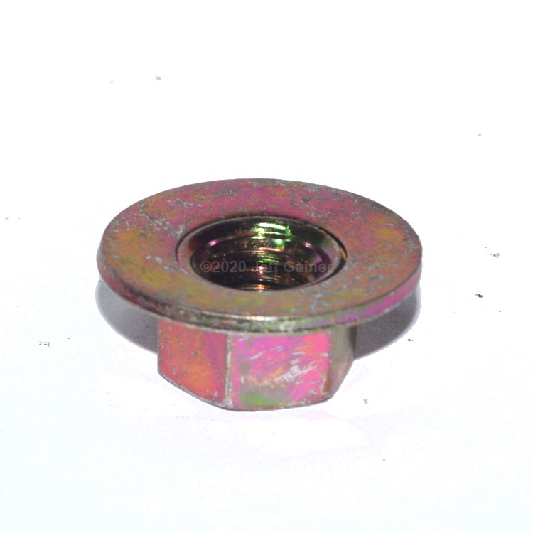 KC212C Kep Nut 3/8-16  Grade 2 Yellow Zinc Plated Conical