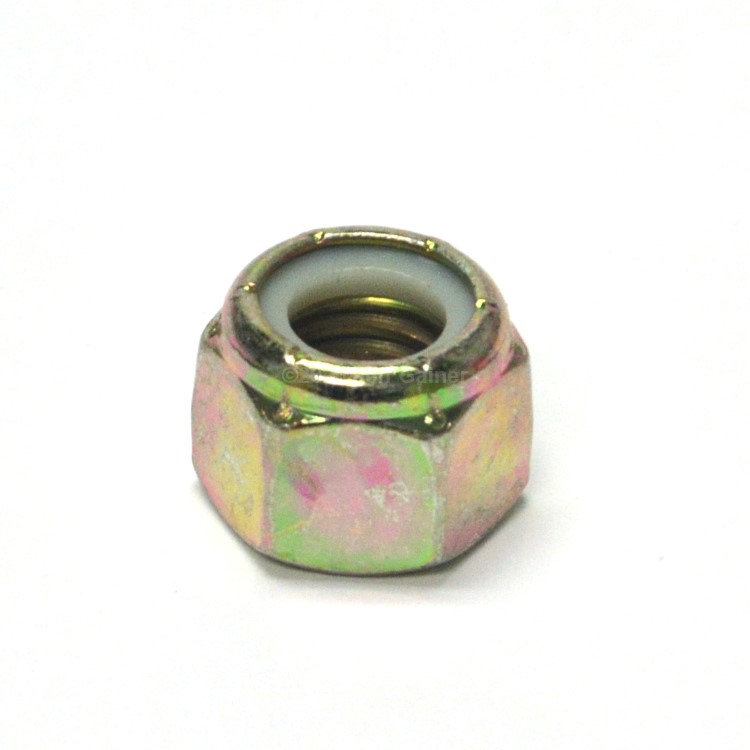 Nylock 1/4-20  Grade 8 Yellow Zinc Plated