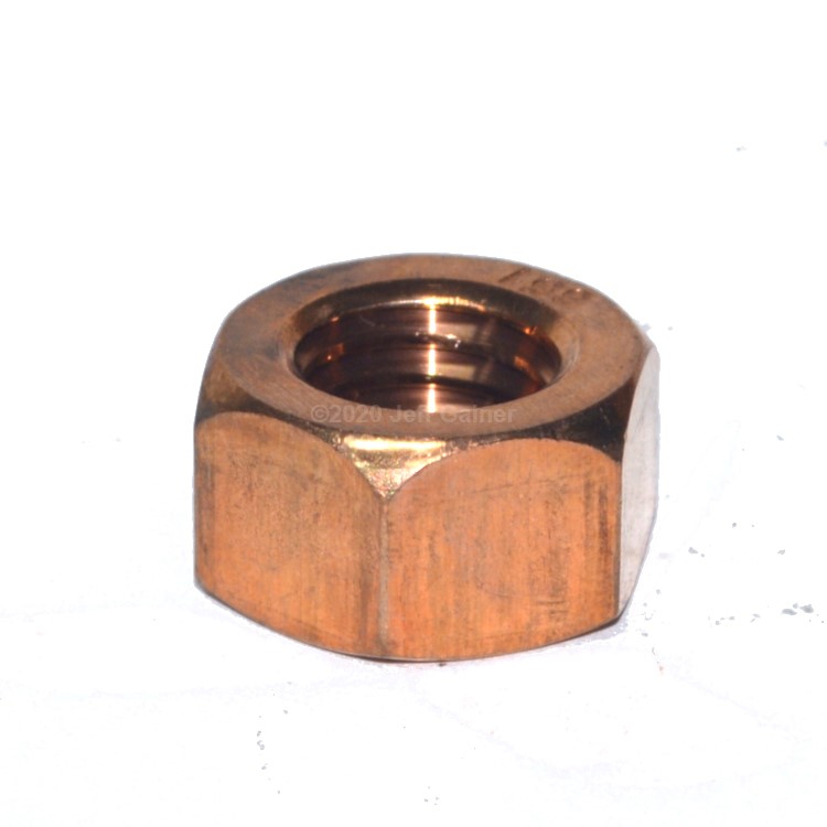 Finished Hex Nut 5/16-18  Silicone Bronze
