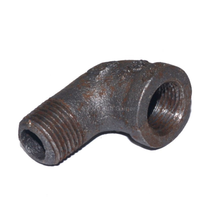 Pipe Street Elbow 90° 1/8  Black