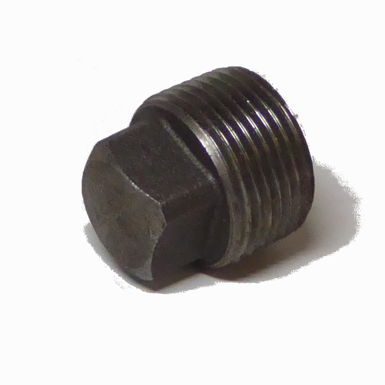Pipe Plug Square Head 1/2 Forged  Black