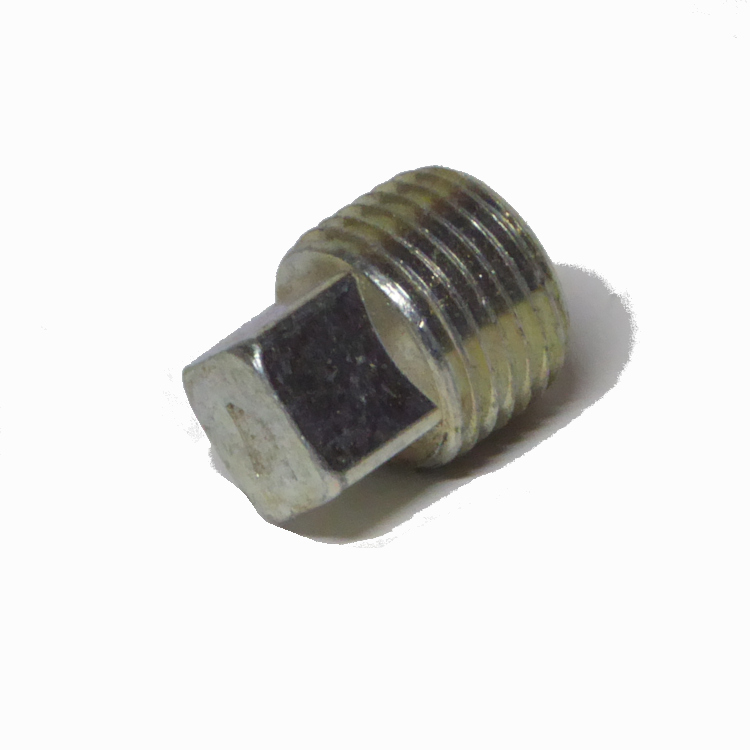 Pipe Plug Square Head 1/2  Zinc