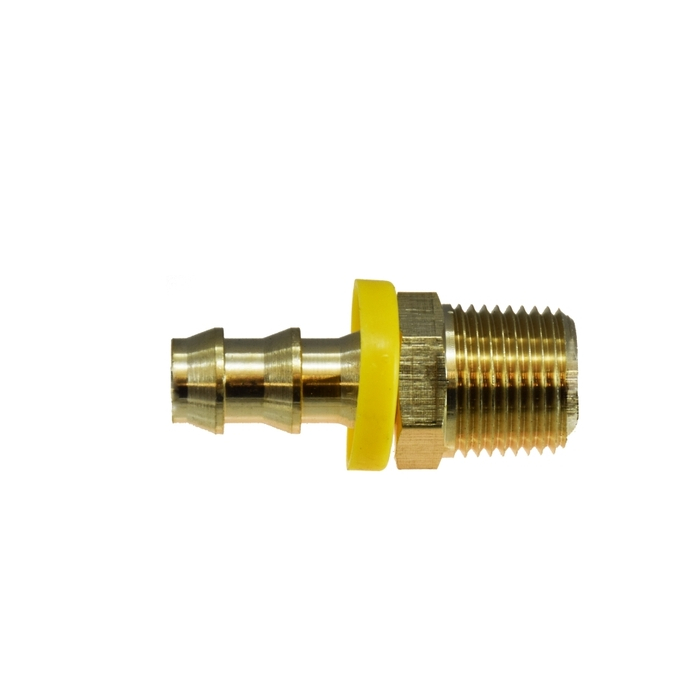 Hose Barb Push-Lock 1/4 Barb X 1/8 MPT