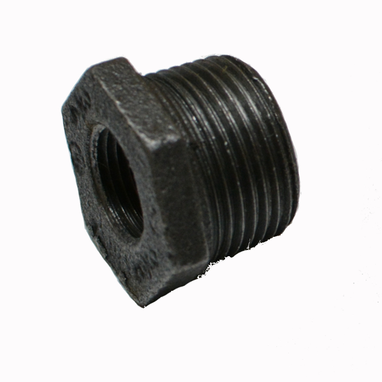 Pipe Hex Bushing 1/4 X 1/8  Black