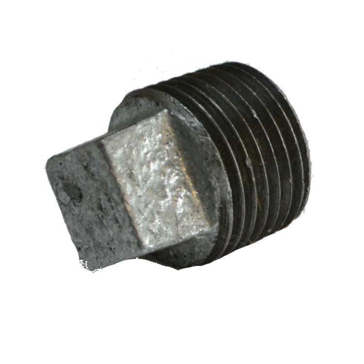 Pipe Plug Square Head 3/8 Galvanized