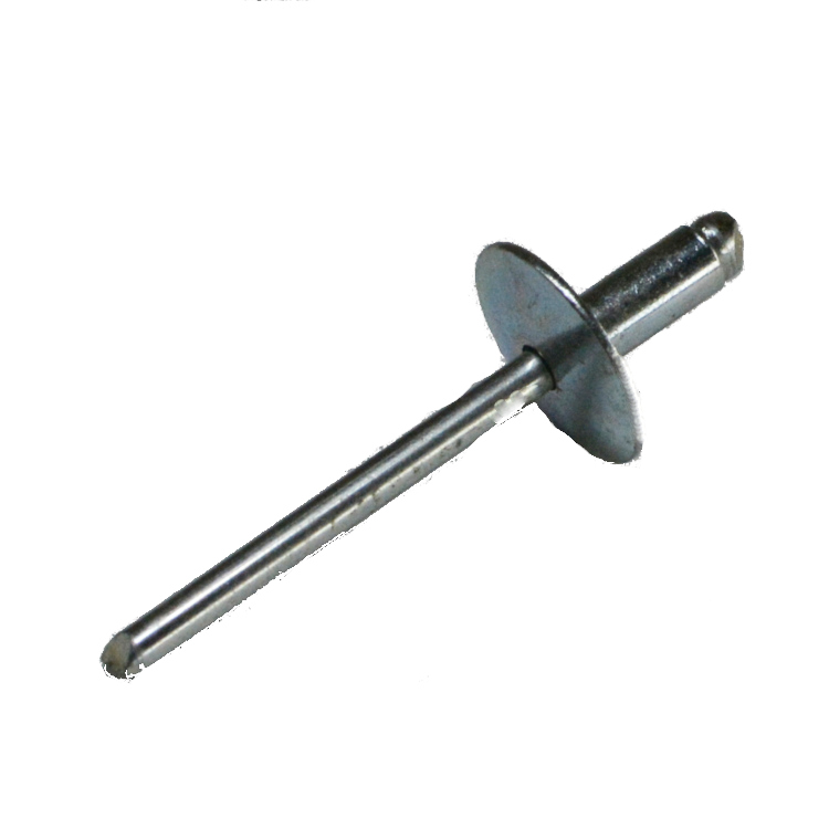 Blind Rivet 3/16 X .126-.250  Grip Range  Steel Body  Steel Mandrel  Regular Flange