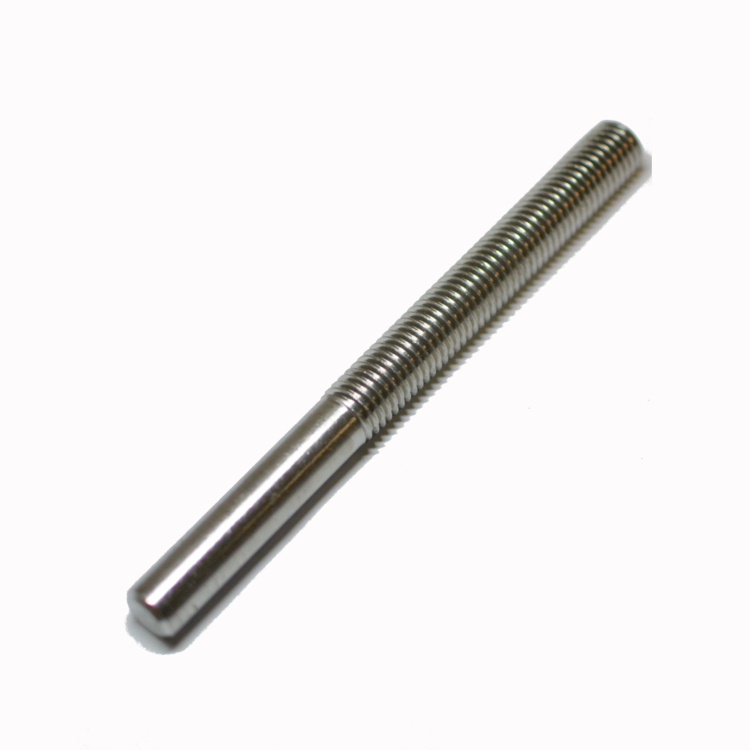 Single Ended Stud 5/8-11 x 7 with 4 1/2 Thread Type 304 Stainless Steel