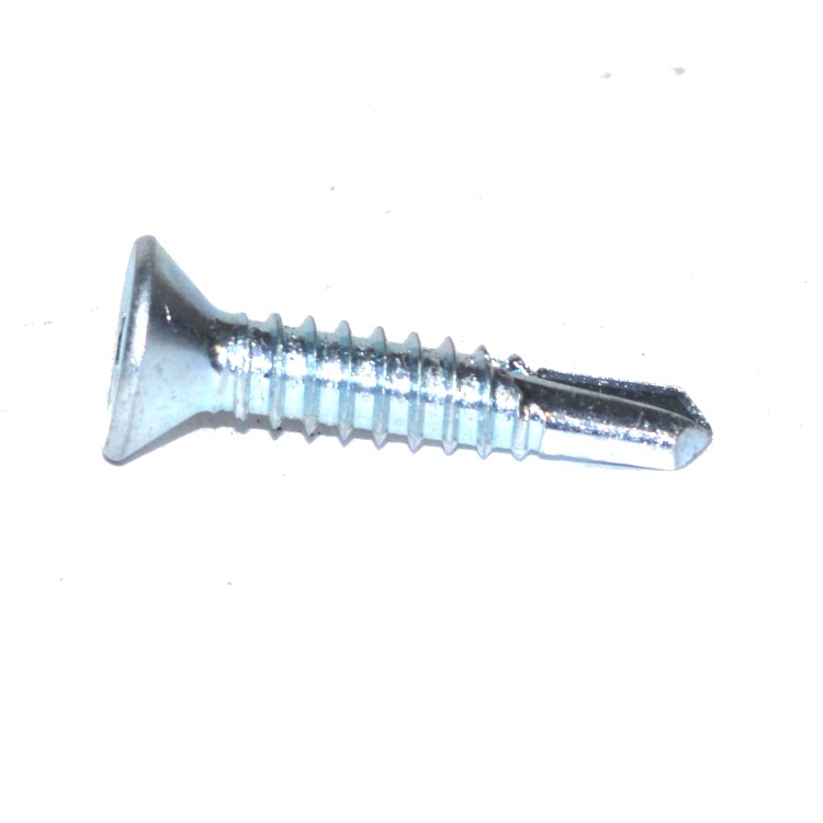 FTK291 Flat Head Phillips Drive Self Drilling Screw #10 X 3/4 Zinc Plated
