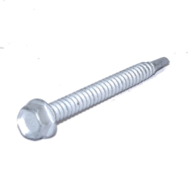 Hex Washer Head Self Drilling Screw #14 X 2 1/2 Climaseal Coating
